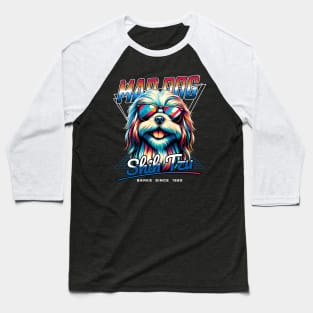 Mad Dog Shih Tzu Baseball T-Shirt